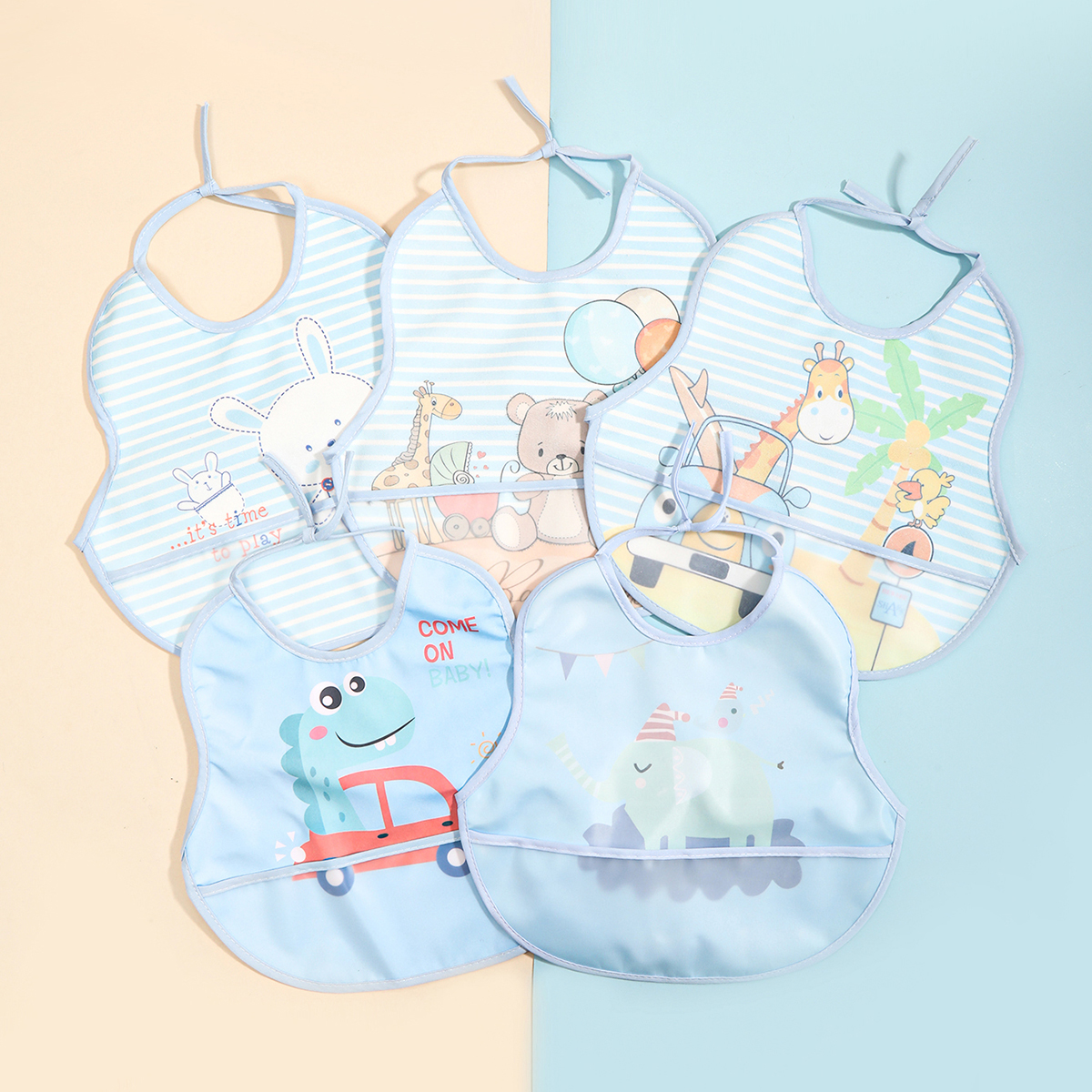 Baby Rice Food - Baby rice pocket bib antifouling drool