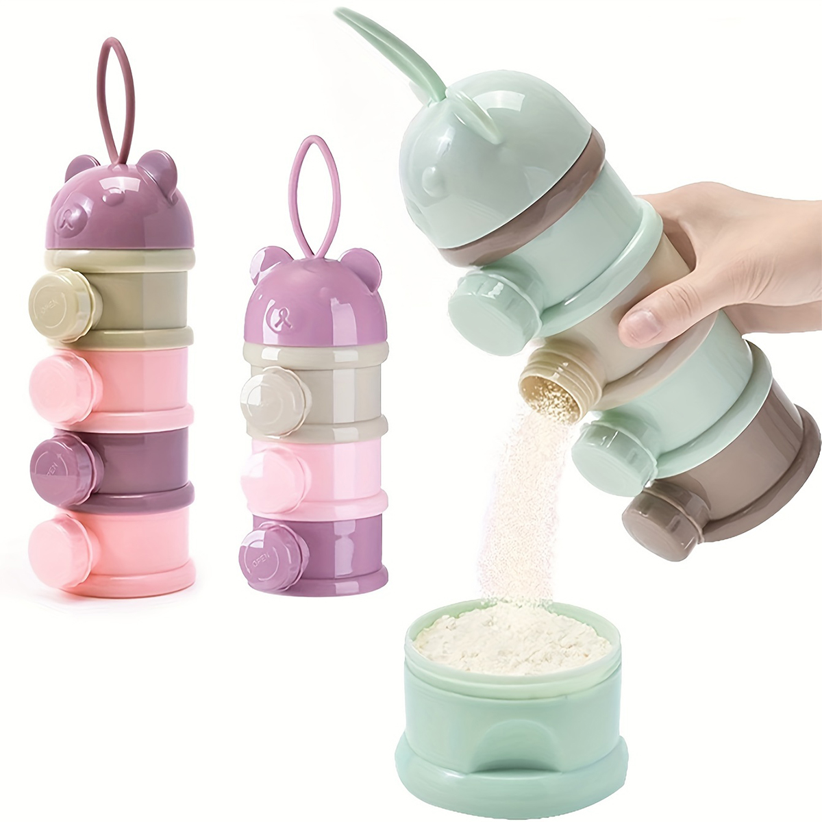 Baby Food Equipment - Large Capacity Baby Milk Powder Container