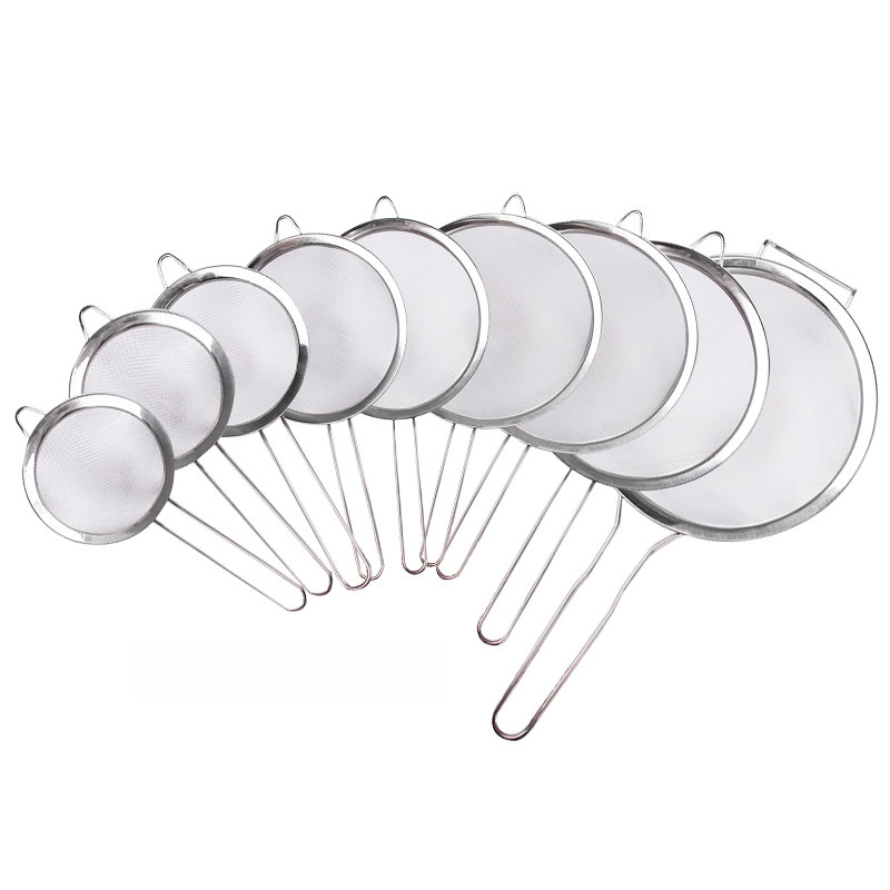 Baby Food Strainer - Flour Strainer Mesh With Handle Tea