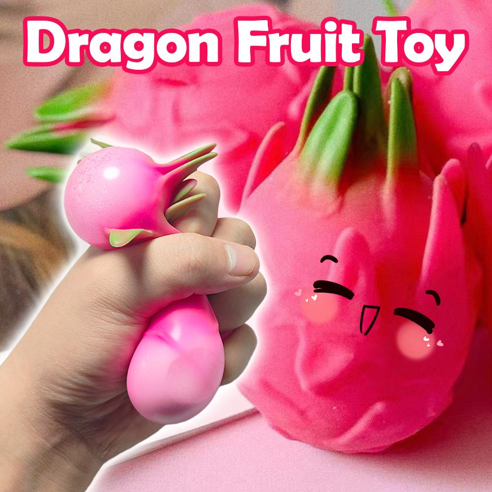 Baby Food Toy - Dragon Fruit Squish Ball Gift Squishy