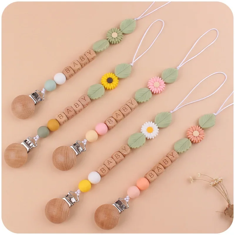 Baby Food Teether - Baby Personalized Name Pacifier Clips Toddler