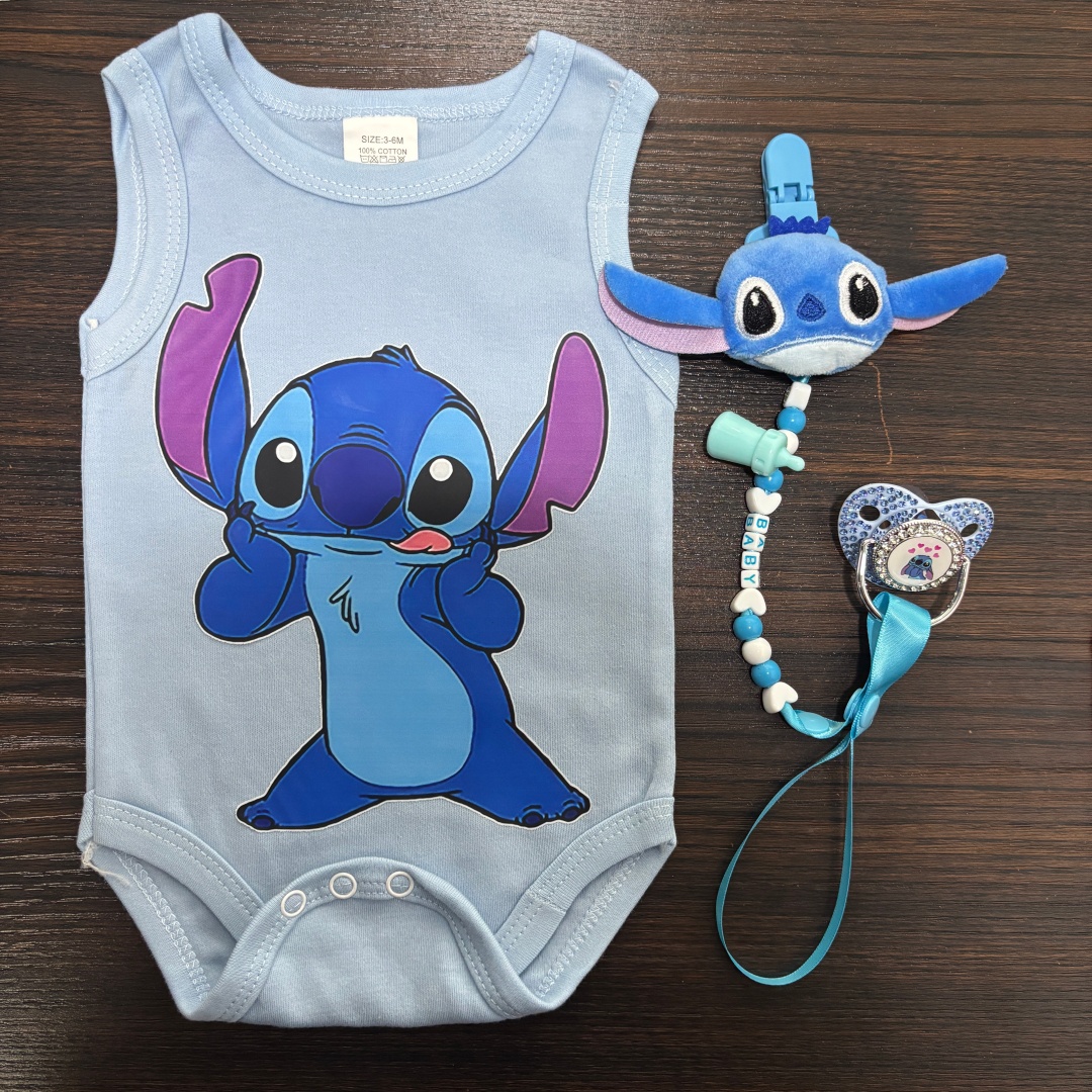 Baby Food Pacifier - Newborn bib & baby crawling suit