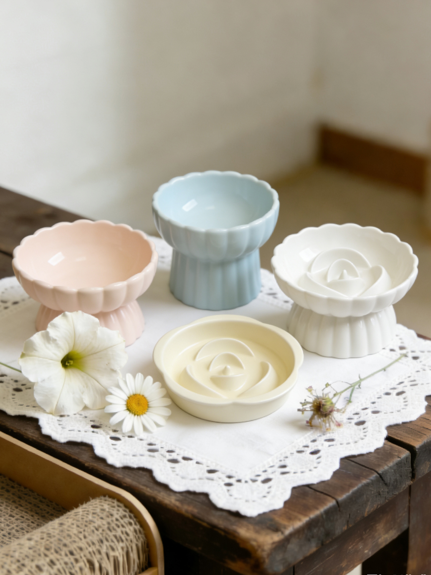 Baby Food Dogs - Ceramic Slow Feeding Bowl for Cats
