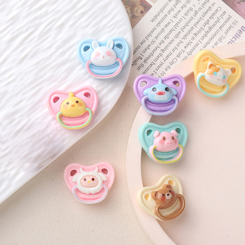 Baby Food Pacifier - 10Pcs Lovely Mini Doll Pacifier Play