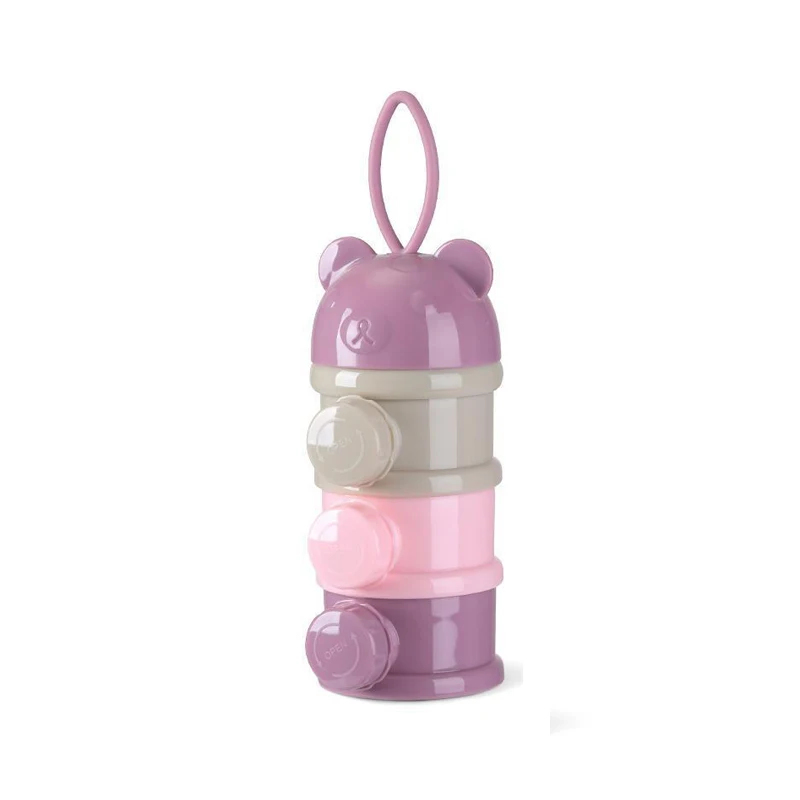 Baby Food For Travelling - 4-Tier Leak-Proof Baby Formula Dispenser Portable
