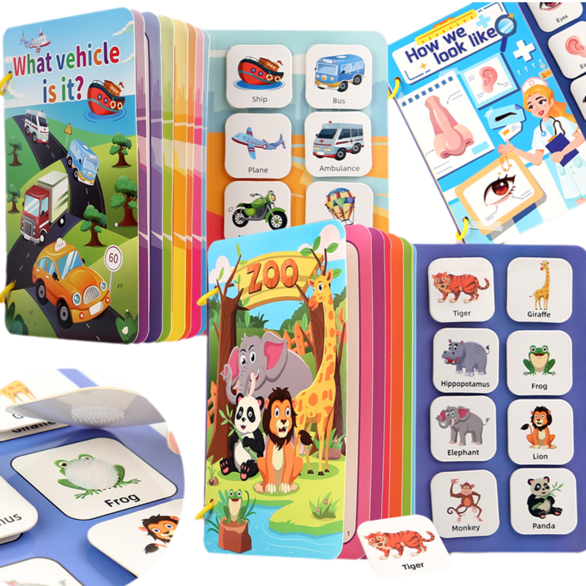 Baby Food Eat - Montessori Baby Busy book My First