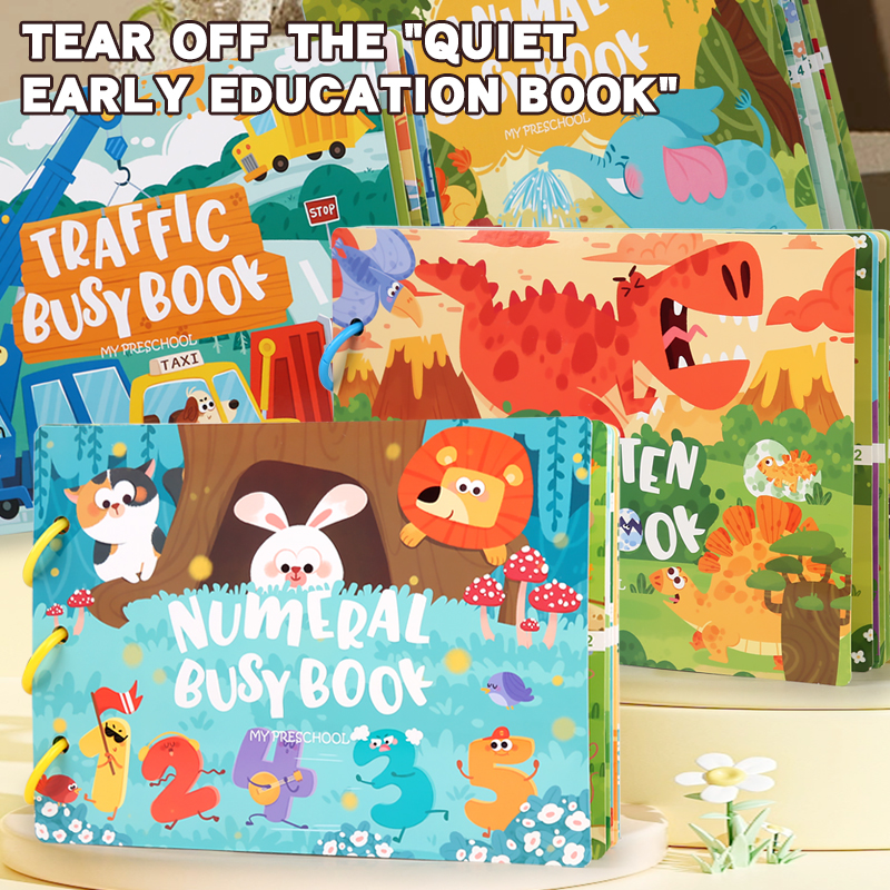 Baby Food Eat - Montessori Baby Busy book My First