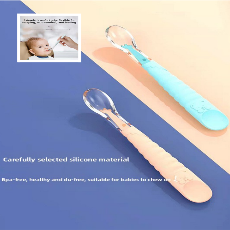 Puree Baby Food - Scraping Spoon Baby 3-Month-Old Double Headed
