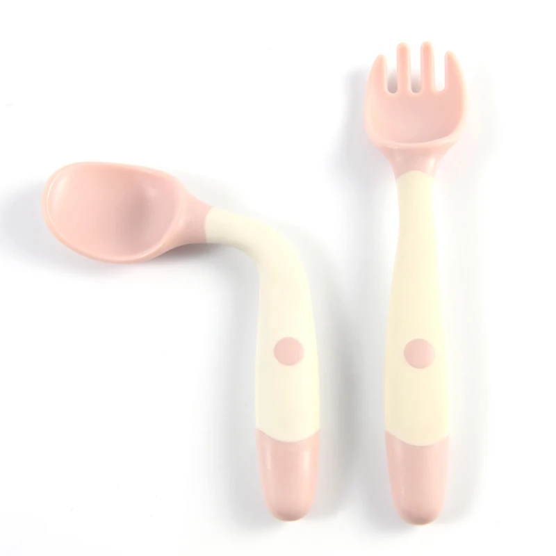 Baby Food Grater - 1 pair Silicone Spoon for Baby