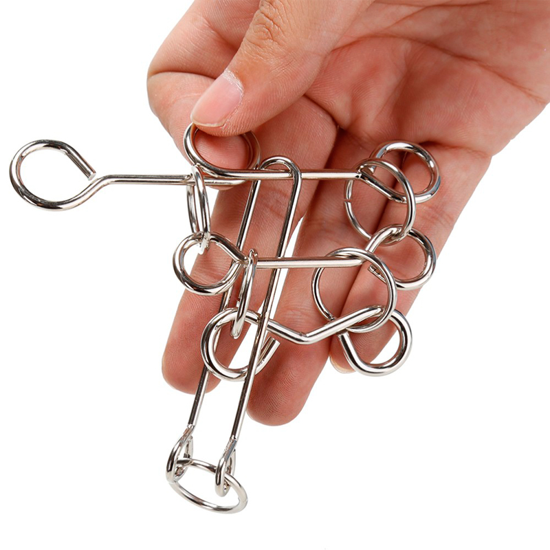 Brain Teasers Metal Wire Iq Pu - Baby Food Game avaliação e preço