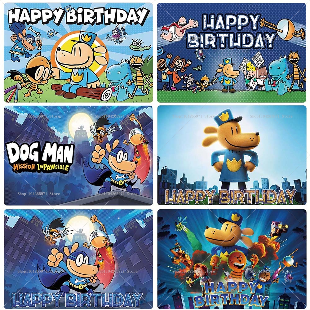 Hot Cartoon-Dogs&Man-Theme Bac - Baby Food Dogs avaliação e preço