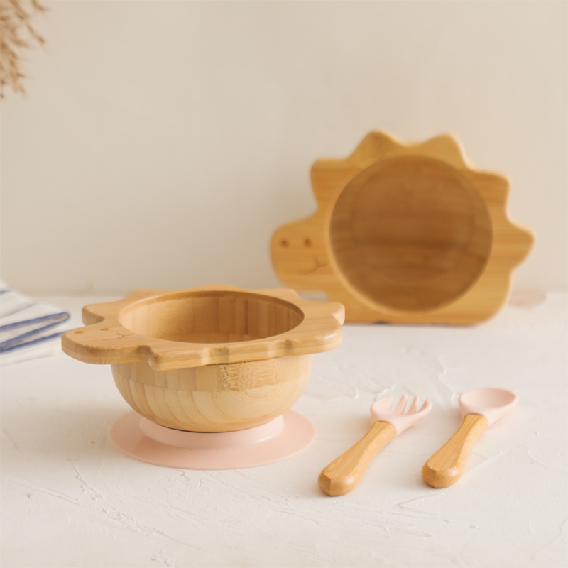 Baby Wooden Tableware Set Dino - Baby Food Grater avaliação e preço
