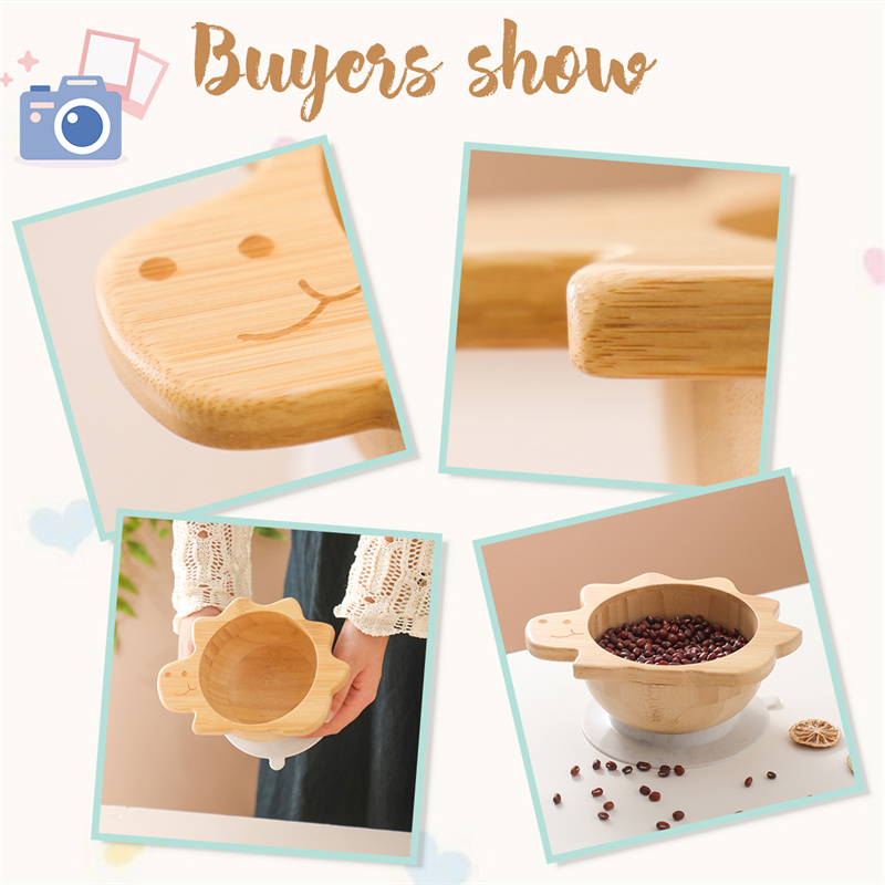 Baby Wooden Tableware Set Dino - Baby Food Grater avaliação e preço