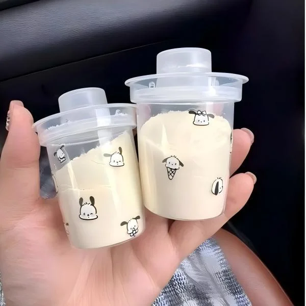 Mini 80ml Baby Milk Powder Jar - Baby Food For Travelling avaliação e preço
