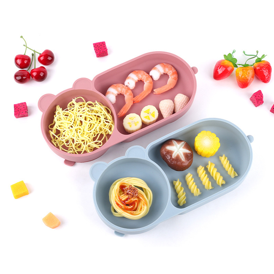 Baby Silicone Suction Cup Bowl - Baby Food Nutrition avaliação e preço
