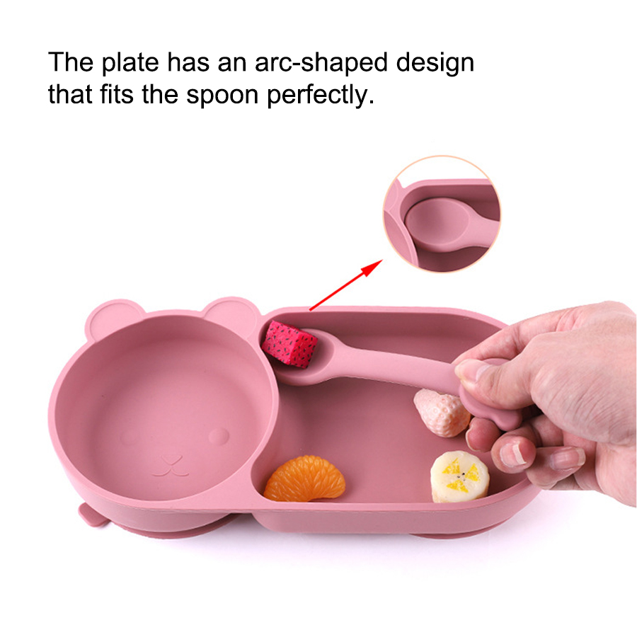 Baby Silicone Suction Cup Bowl - Baby Food Nutrition avaliação e preço