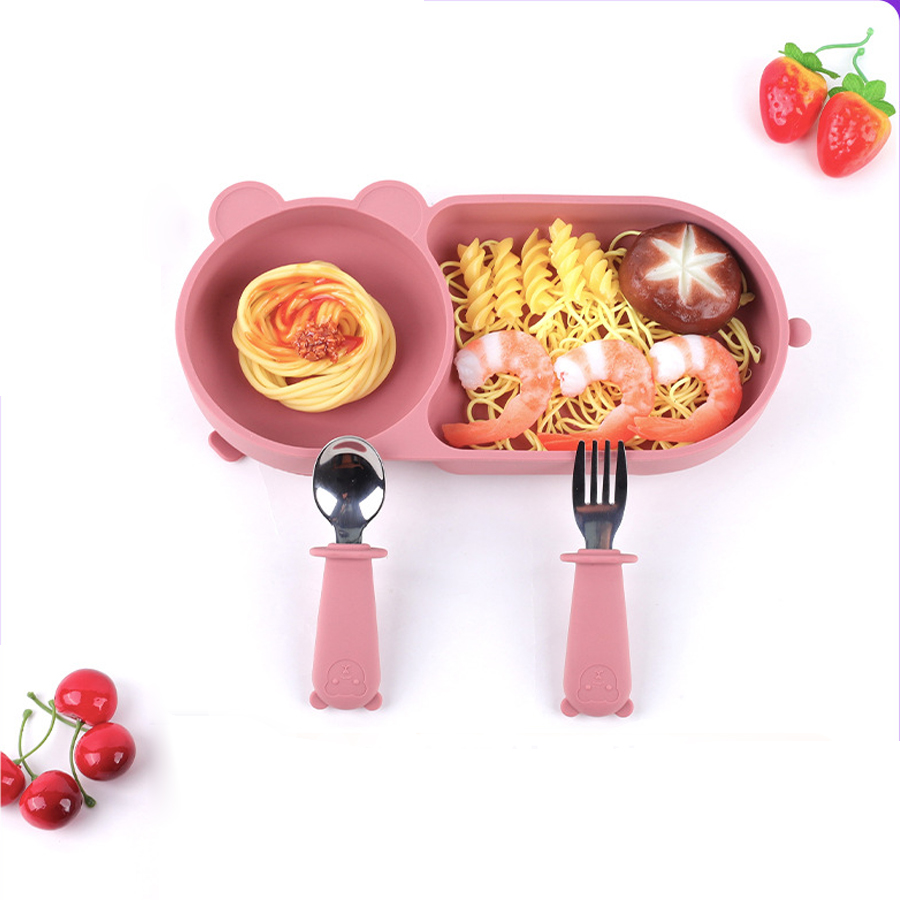 Baby Silicone Suction Cup Bowl - Baby Food Nutrition avaliação e preço