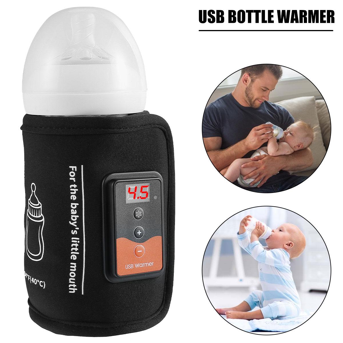 Baby Bottle Warmer USB Powered - Baby Food Bag avaliação e preço