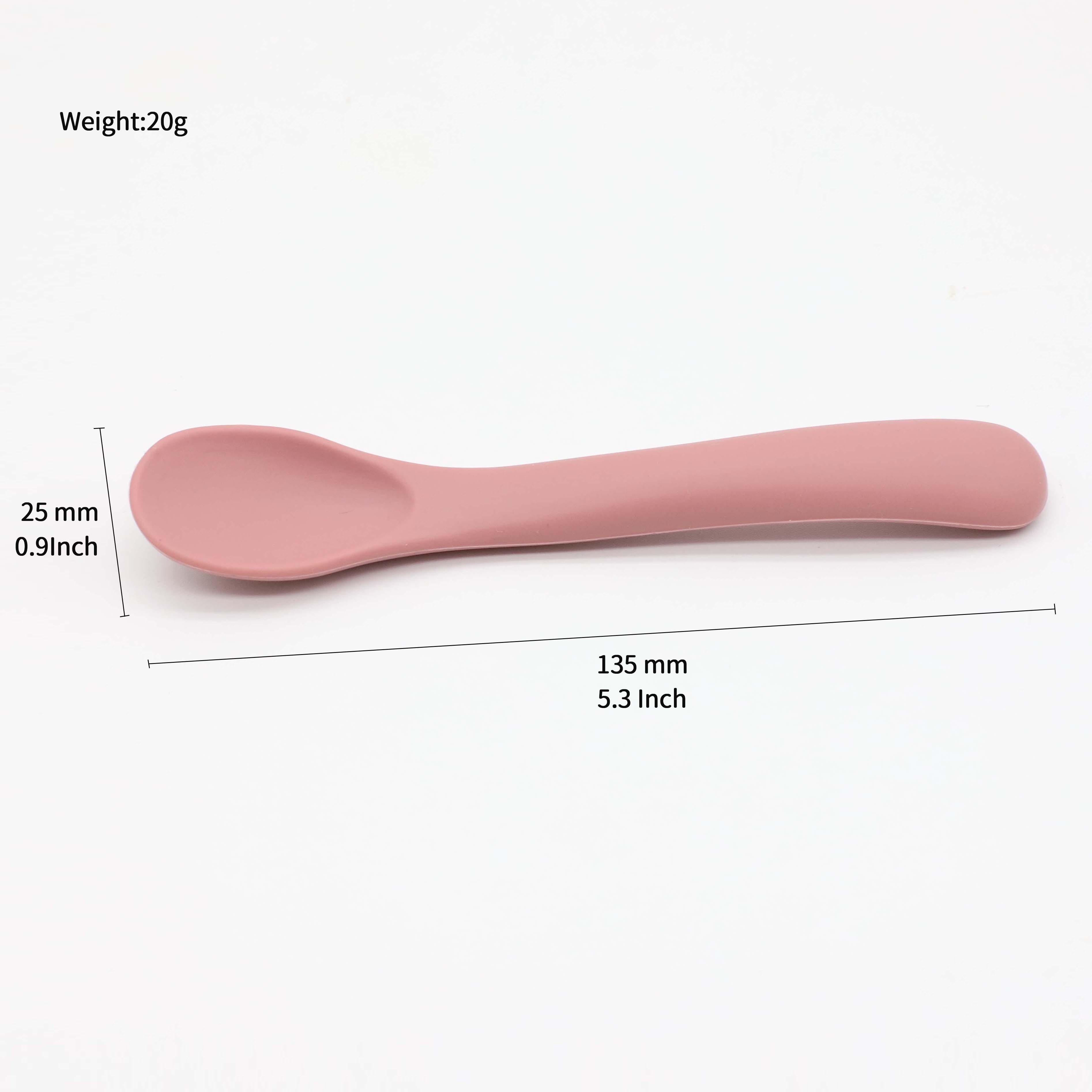 Soft Tip Silicone Baby Feeding - Self Feed Spoon avaliação e preço
