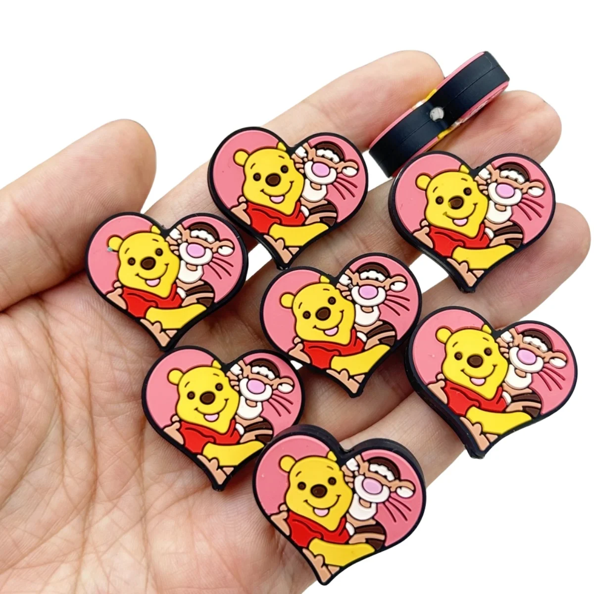 10PC DIY Popular Cartoons Sili - Baby Food Toy avaliação e preço