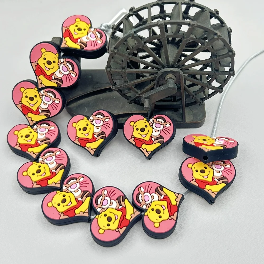 10PC DIY Popular Cartoons Sili - Baby Food Toy avaliação e preço