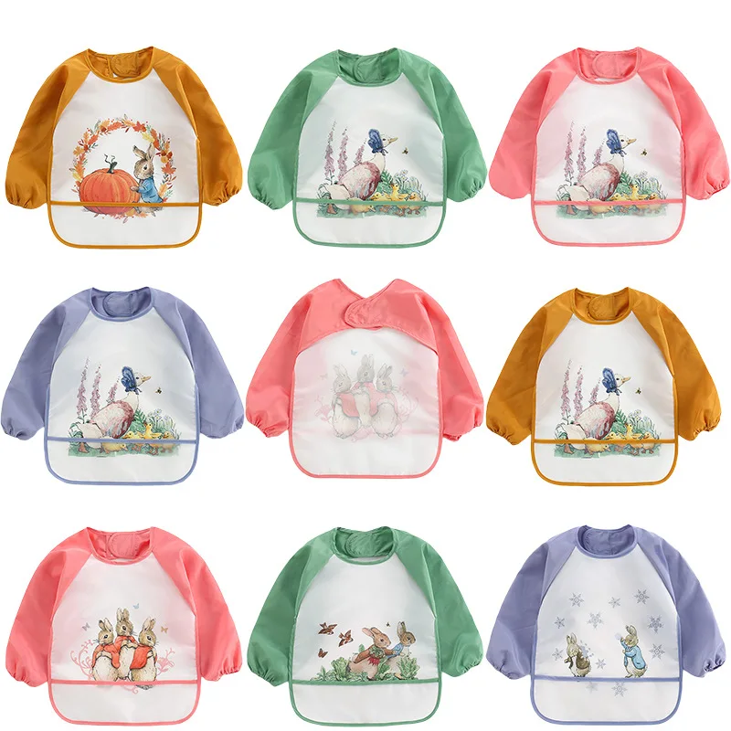Baby's Soft Waterproof Bib Kid - Baby Food Eat avaliação e preço