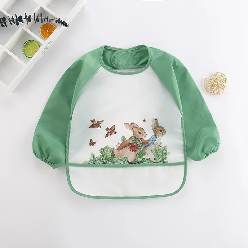 Baby's Soft Waterproof Bib Kid - Baby Food Eat avaliação e preço