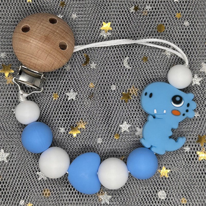 Baby Silicone Pacifier Clips R - Baby Food Pacifier avaliação e preço