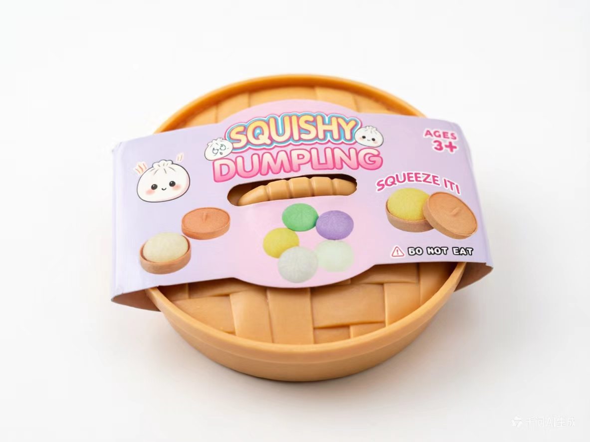 Cute Squishy Dumpling Toy Slow - Baby Food Game avaliação e preço