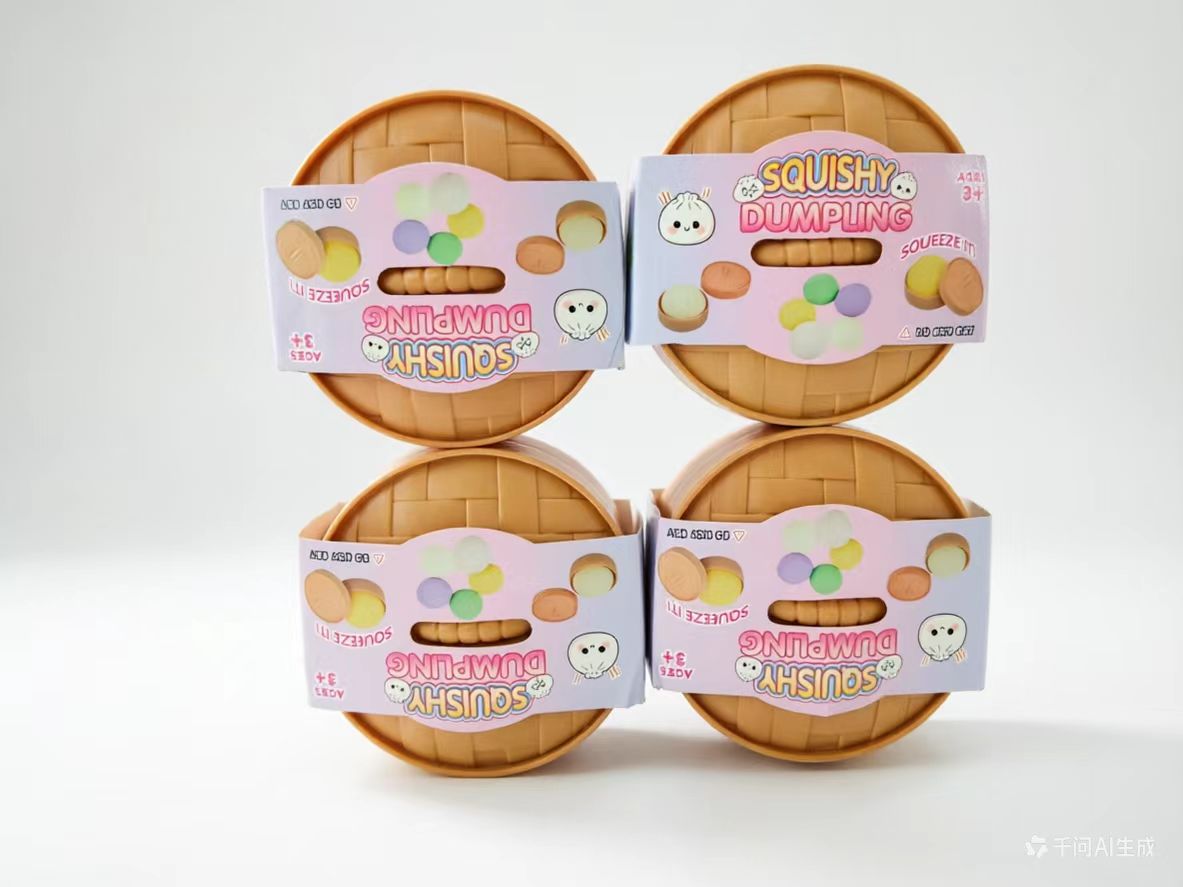 Cute Squishy Dumpling Toy Slow - Baby Food Game avaliação e preço