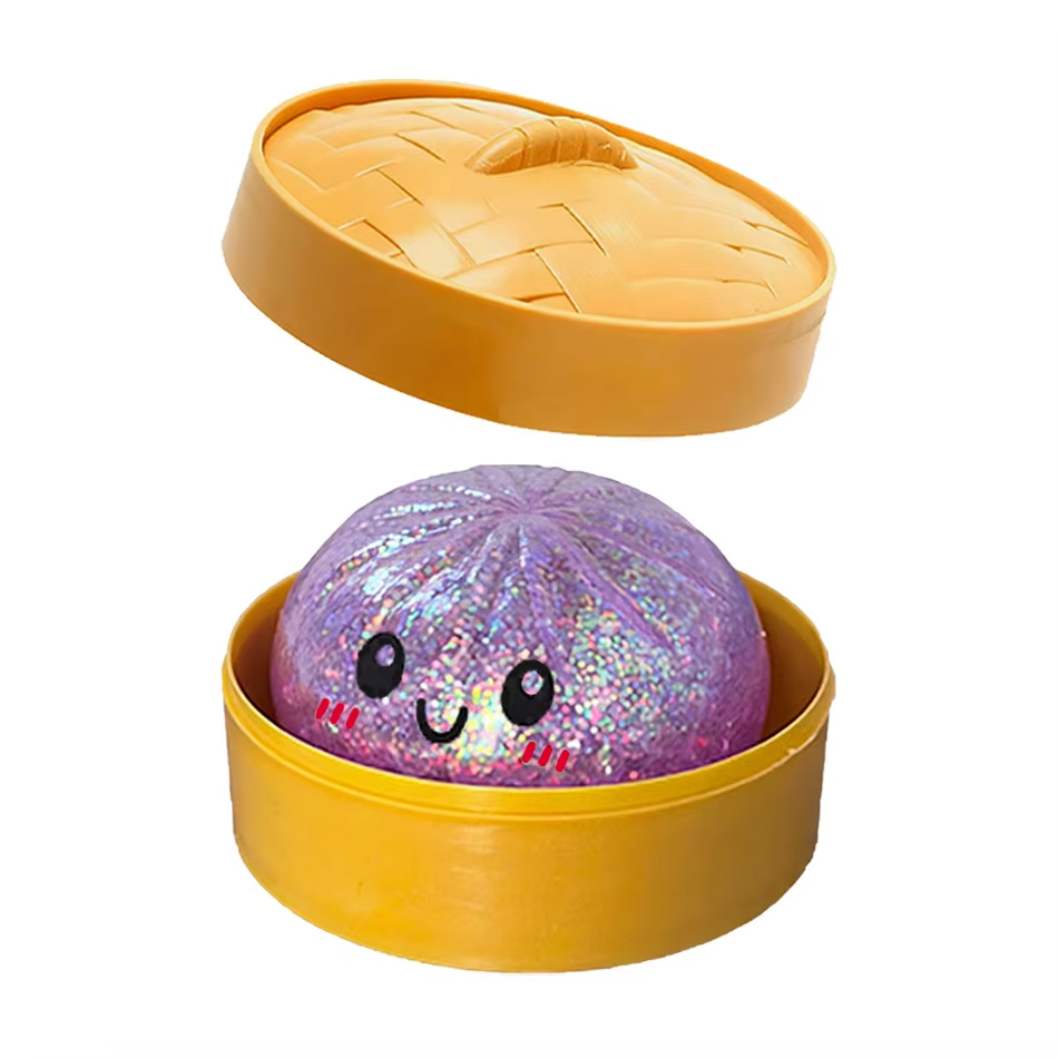 Cute Squishy Dumpling Toy Slow - Baby Food Game avaliação e preço