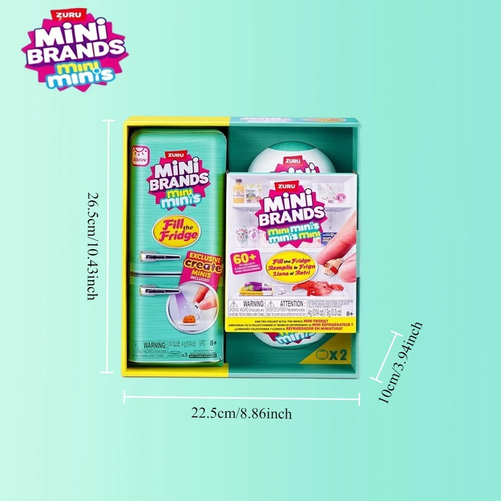 ZURU Mini Brands Refrigerator  - Baby Food Toy avaliação e preço