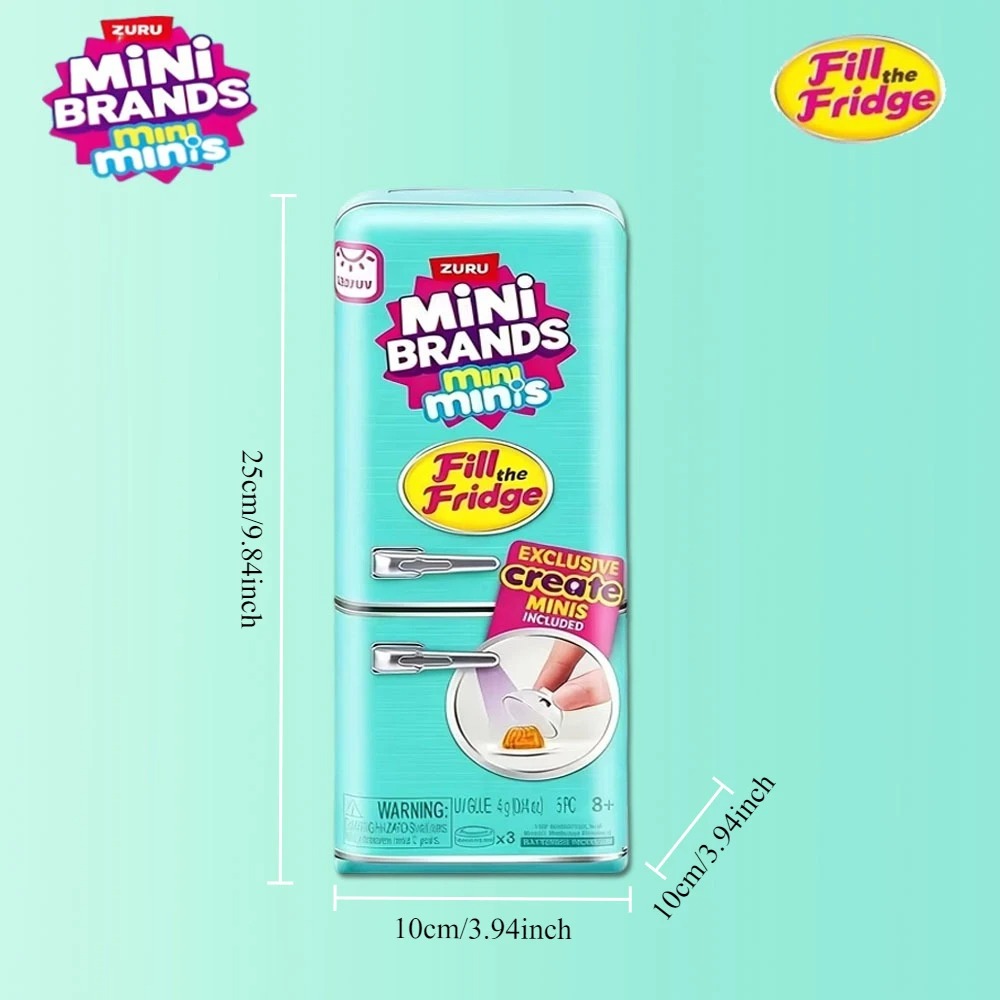 ZURU Mini Brands Refrigerator  - Baby Food Toy avaliação e preço
