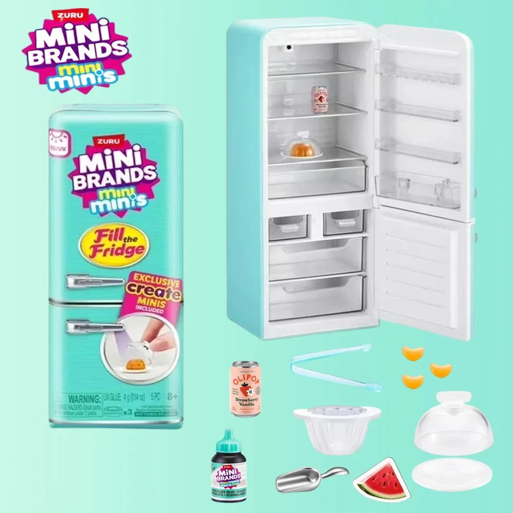 ZURU Mini Brands Refrigerator  - Baby Food Toy avaliação e preço