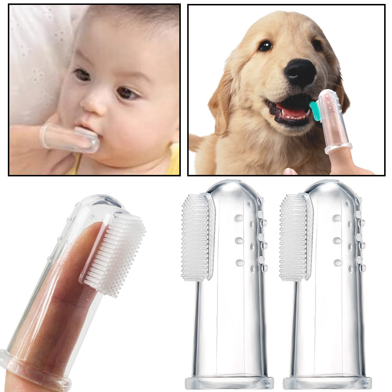 Soft Silicone Pet Finger Tooth - Baby Food Dogs avaliação e preço