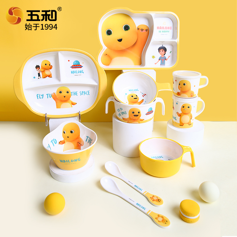 NAILONG Cute Tableware Anime t - Baby Rice Food avaliação e preço