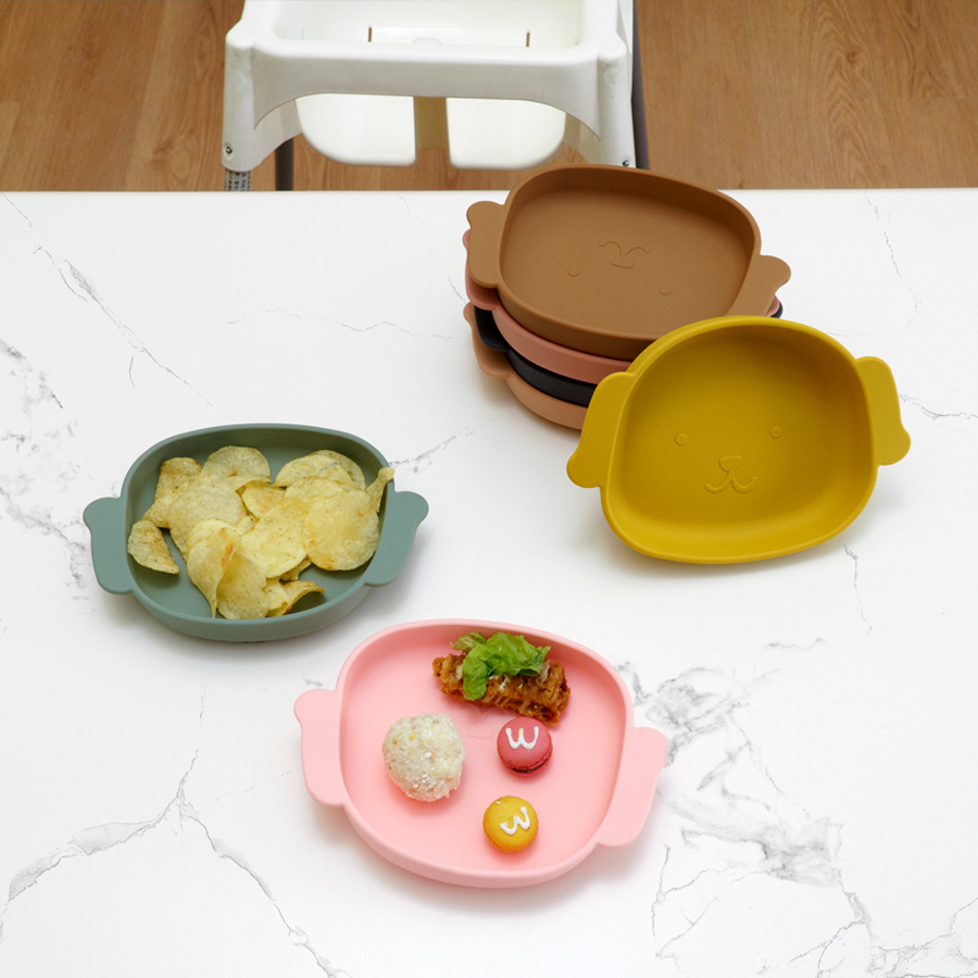 Baby Food Grade Silicone Dish  - Baby Food Dogs avaliação e preço