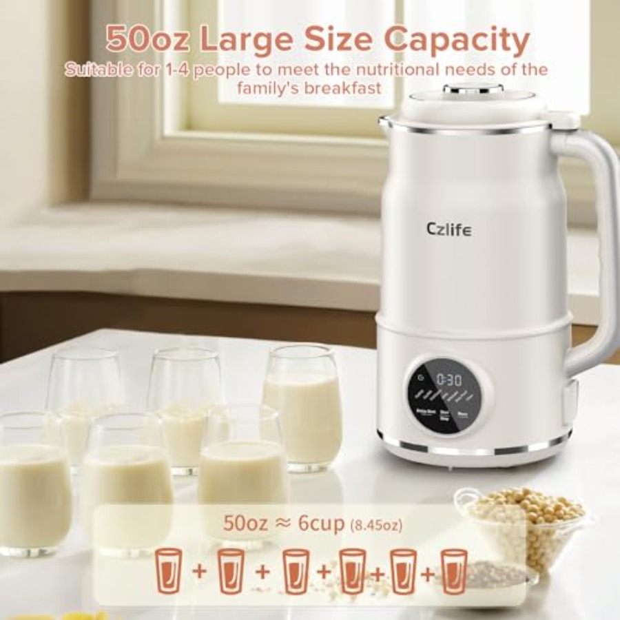 N7 Nut Milk Maker 50oz 1.5L Au - Baby Food Oats avaliação e preço