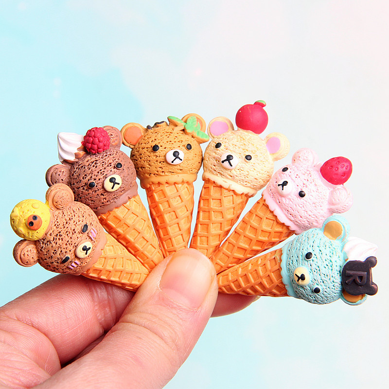 Rilakkuma Ice Cream Action Fig - Baby Food Toy avaliação e preço