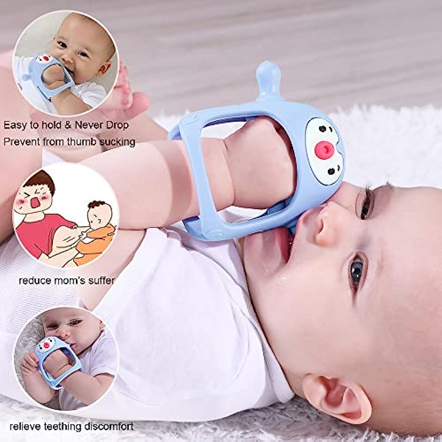 Never Drop Silicone Teething T - Baby Food Pacifier avaliação e preço