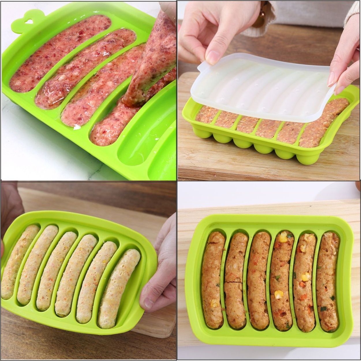 Food Grade Silicone Sausage Mo - Baby Food Dogs avaliação e preço