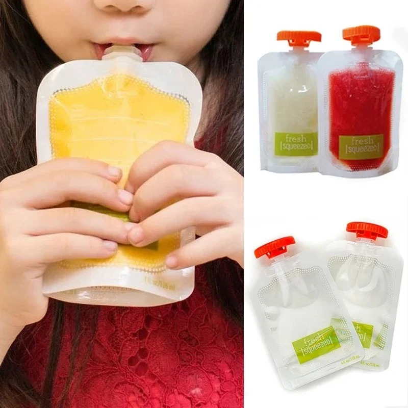 10Pcs Baby Food and Juice Box  - Puree Baby Food avaliação e preço