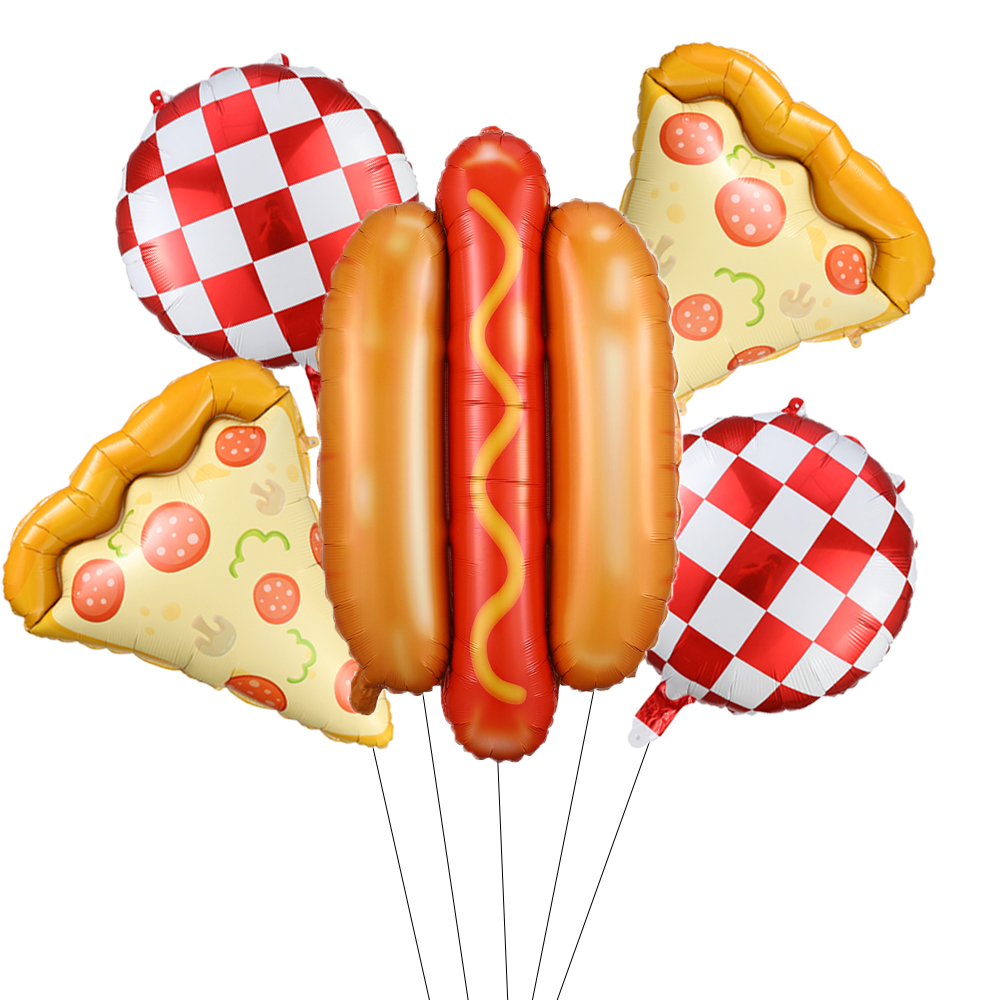 5pcs Fort Pizza Hot Dog Foil B - Baby Food Dogs avaliação e preço