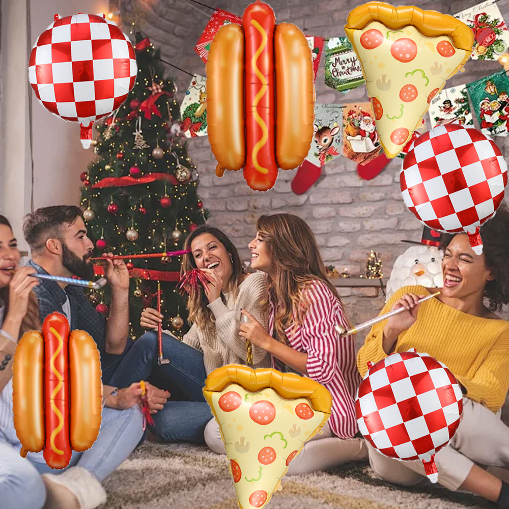 5pcs Fort Pizza Hot Dog Foil B - Baby Food Dogs avaliação e preço