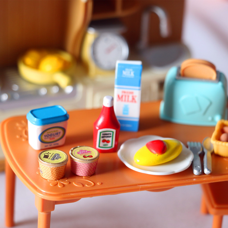 5Pcs/Set 1:12 Dollhouse Access - Baby Food Toy avaliação e preço