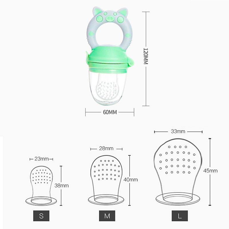 4pcs/set Silicone Fruit & Vege - Baby Food Nutrition avaliação e preço