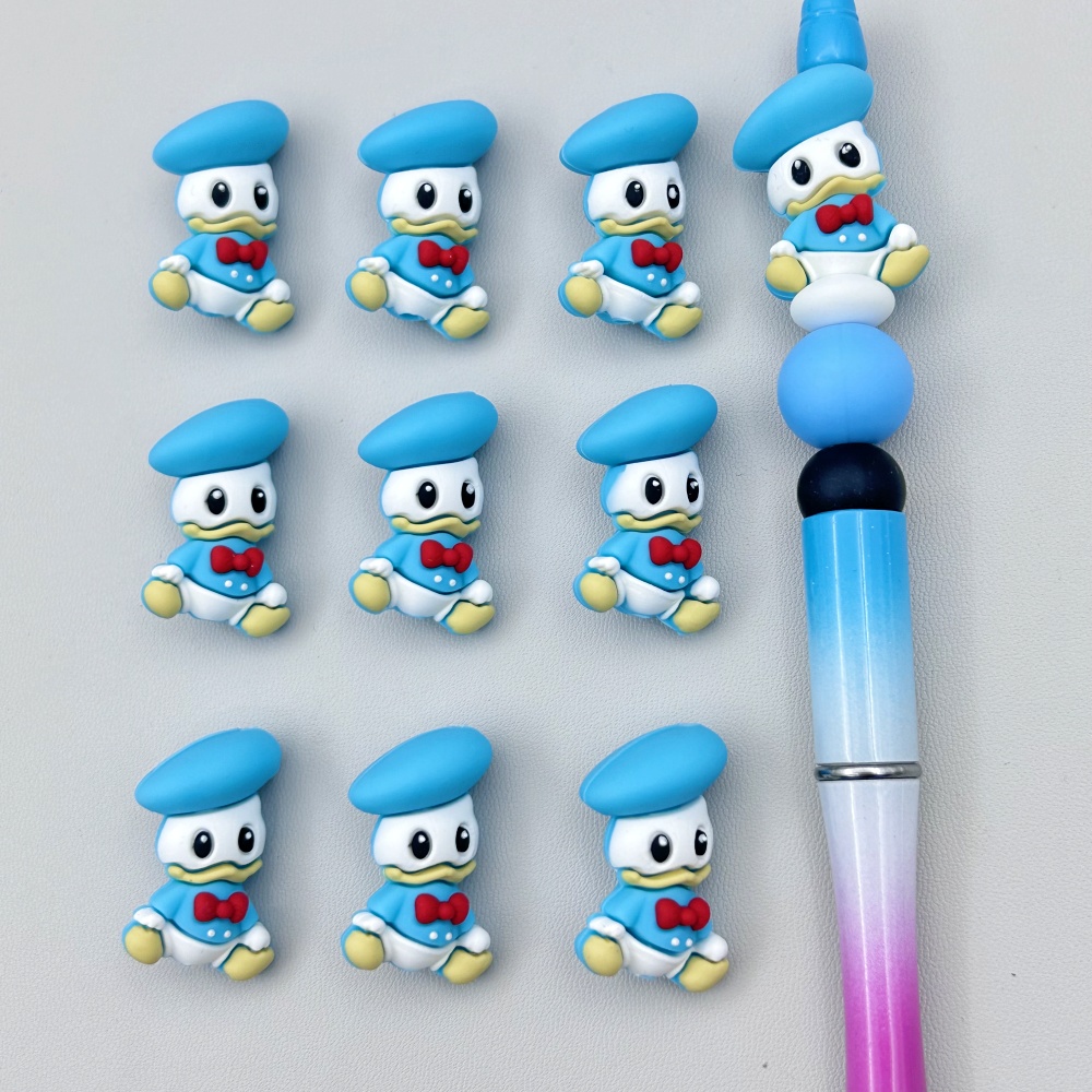 10PC DIY 3D Cartoon Silicone B - Baby Food Toy avaliação e preço