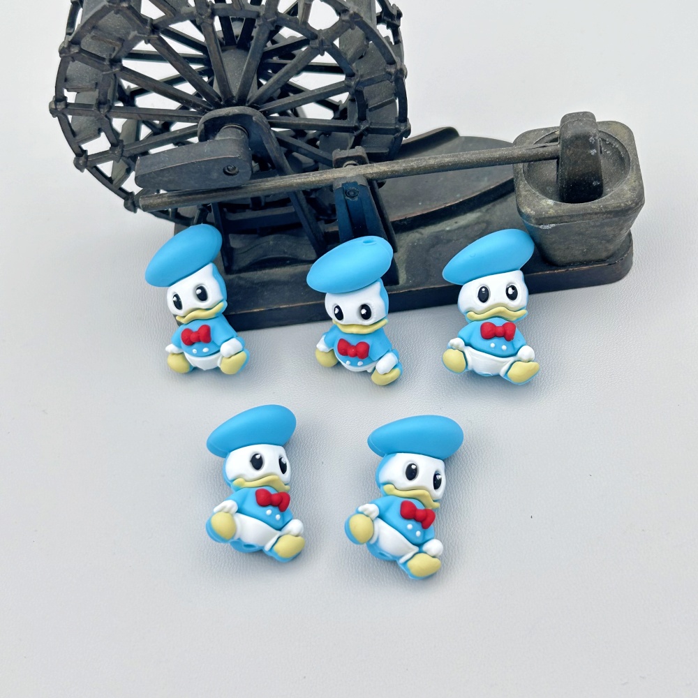10PC DIY 3D Cartoon Silicone B - Baby Food Toy avaliação e preço