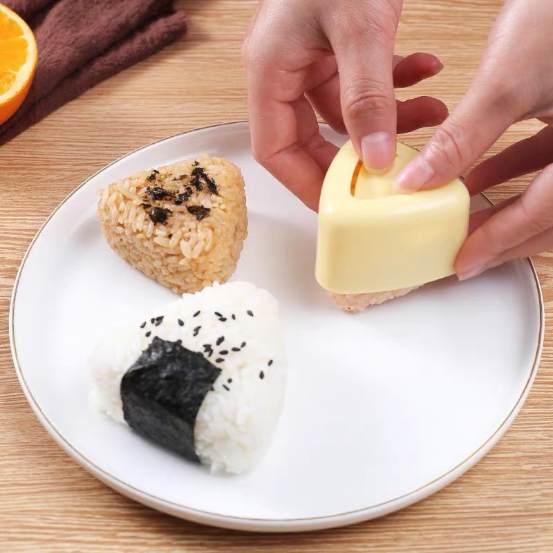 1/2Pcs Triangular Plastic Sush - Baby Food Japanese avaliação e preço