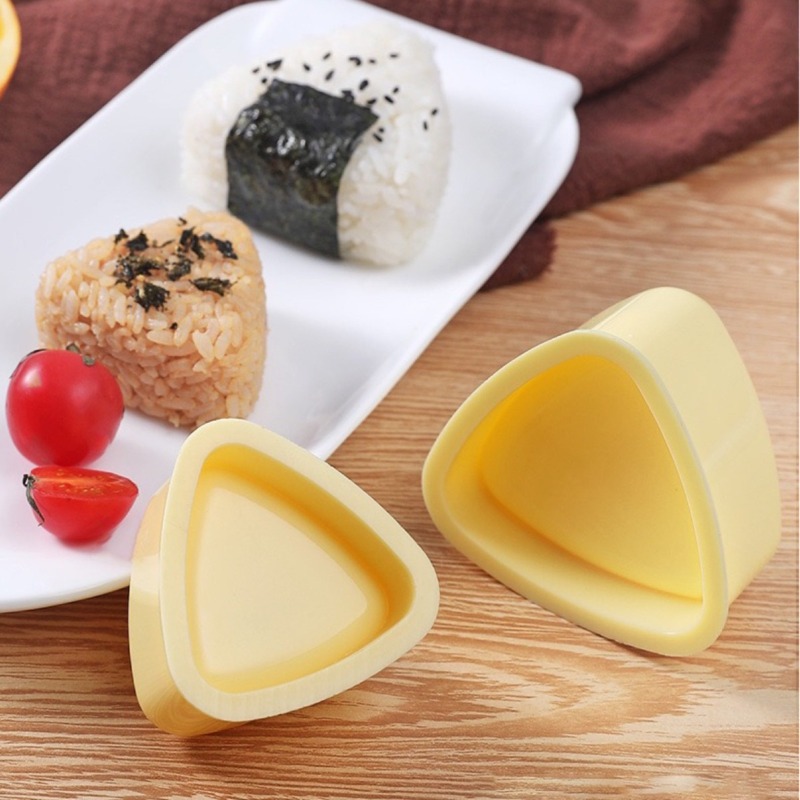 1/2Pcs Triangular Plastic Sush - Baby Food Japanese avaliação e preço